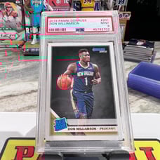 Zion Williamson RC 2019-2020 Panini Donruss Rated Rookie RR #201 PSA Mint 9