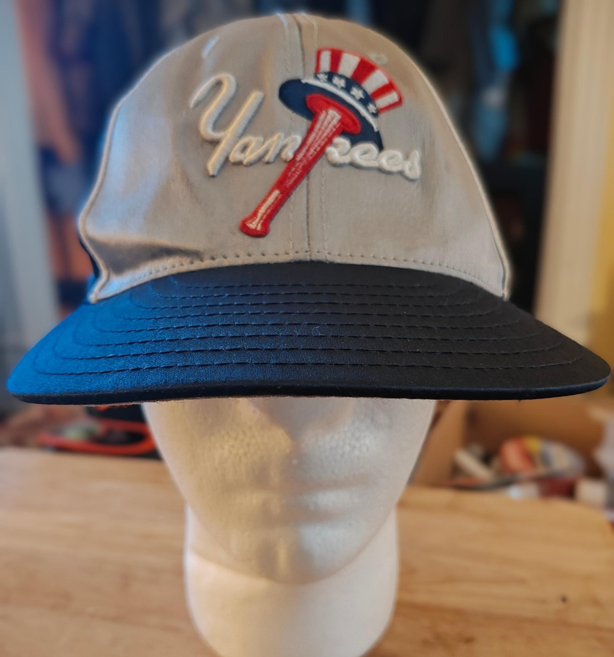American Needle Men's Fitted Hat Size 7 1/2 New York Yankees Cane Logo - Clean