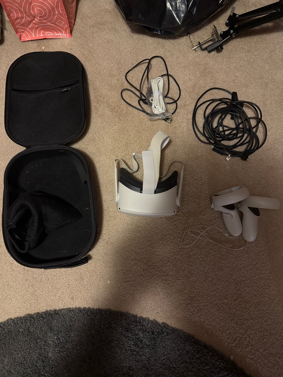 Meta Quest 2 w/ accessories