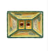 Huge & Beautiful Vintage Clay Art Vegetable Serving Tray Platter 18 x 13.5