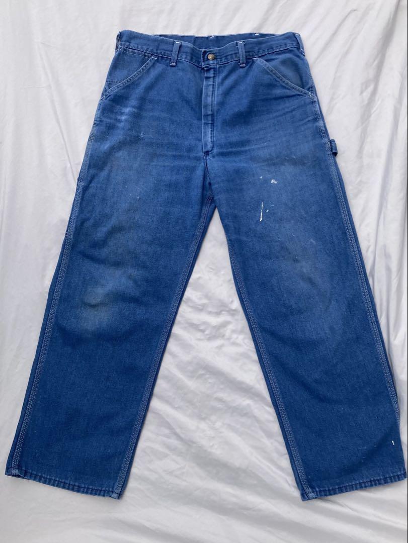 Estimated 70s Sears Painter Pants, Blue, Denim
