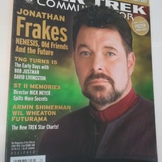 Star Trek Communicator 140 NM Jonathan Frakes Nemesis Cvr