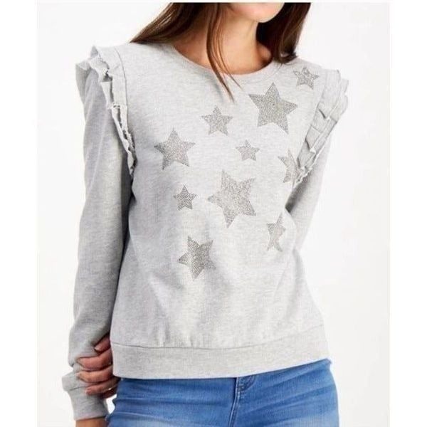 INC International Concepts Heather Belle Grey Sweatshirt Size XL