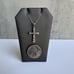 14kt White Gold Cross Necklace - 18 Length, 15/16 x 5/8 Cross, New Condition