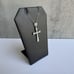 14kt White Gold Cross Necklace - 18 Length, 15/16 x 5/8 Cross, New Condition