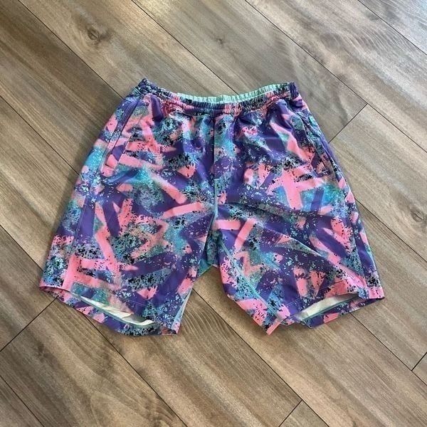 Birddogs Pattern Athletic Workout Shorts 9.5” Men XL Bin P-16