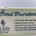 JJ KELLER 1:24 1956 FORD THUNDERBIRD