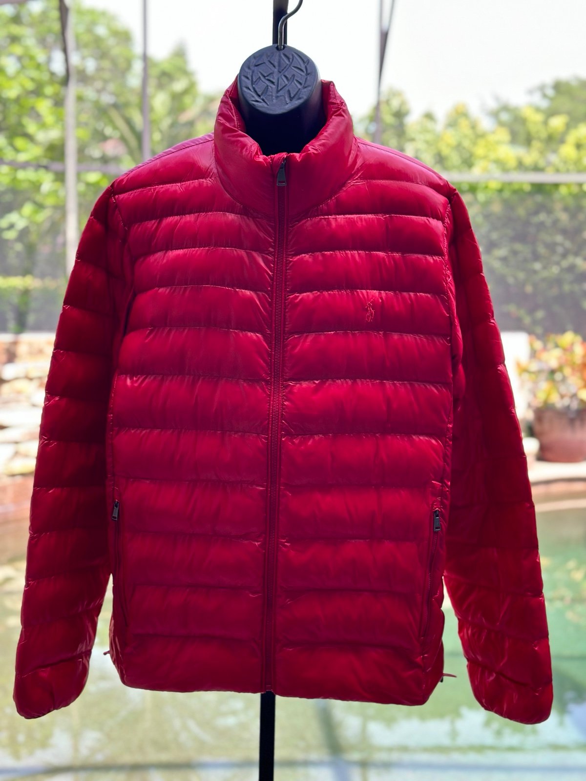 POLO RALPH LAUREN PACKABLE LIGHTWEIGHT QUILTED PUFFER (L)