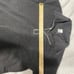 Re/Done 70s Dark Gray Polo Short Sleeve Shirt with Light Gray Piping Size S