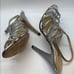 Kate Spade Caryl Metallic silver heels. 8.…