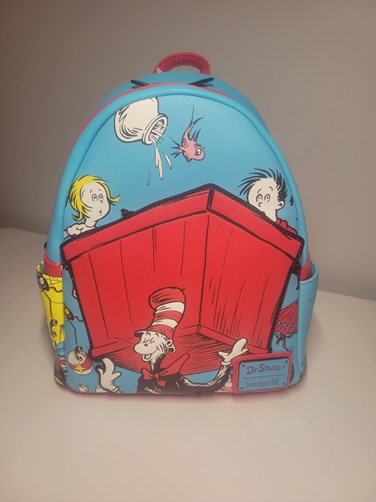 Loungefly Dr Seuss Thing 1 and 2 Interactive Cosplay Womens Handbag Purse NWT