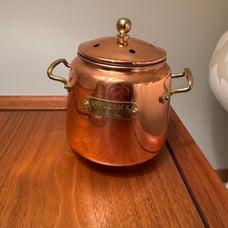 Copper Brass Applejack & Peel pot