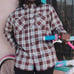 DIXXON Flannel x SE BIKES Collab SE RACING RETRO Men's Flannel Shirt 3XL