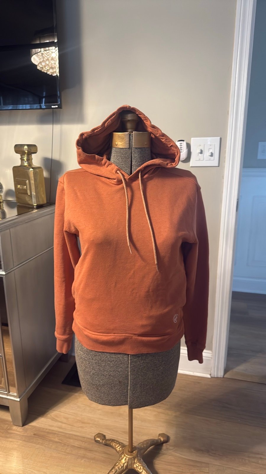 Allbirds Women’s The R&R Hoodie Hooded Sweatshirt Terracotta Orange size small