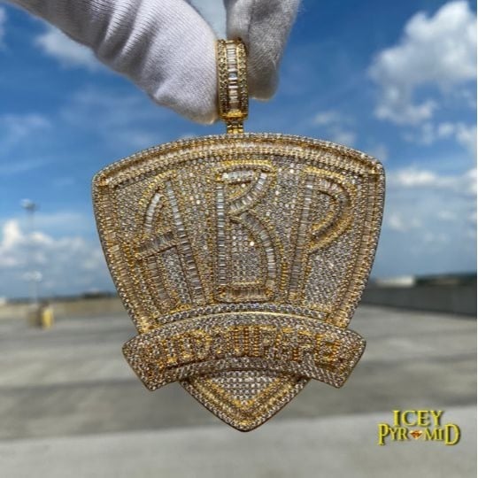 ABP All Bout Paper BIG Luxury Iced Diamond Pendant