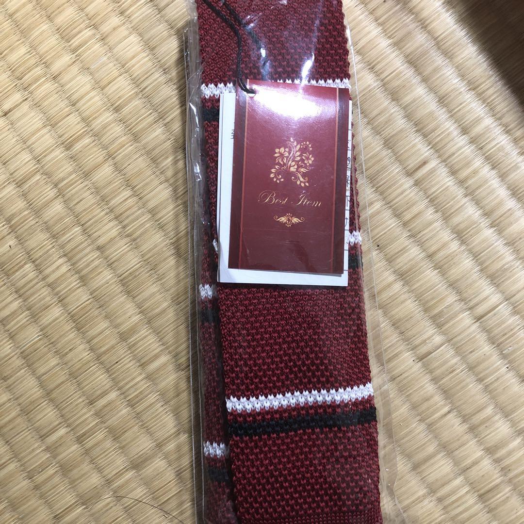 ## 298 Clearance Sale: Knit Tie, Knit Necktie, Slim Tie, Men's, Striped