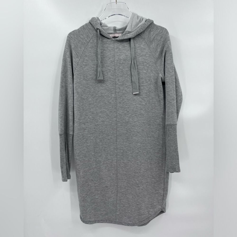 Athleta Solitude Hoodie Dress Gray Size small