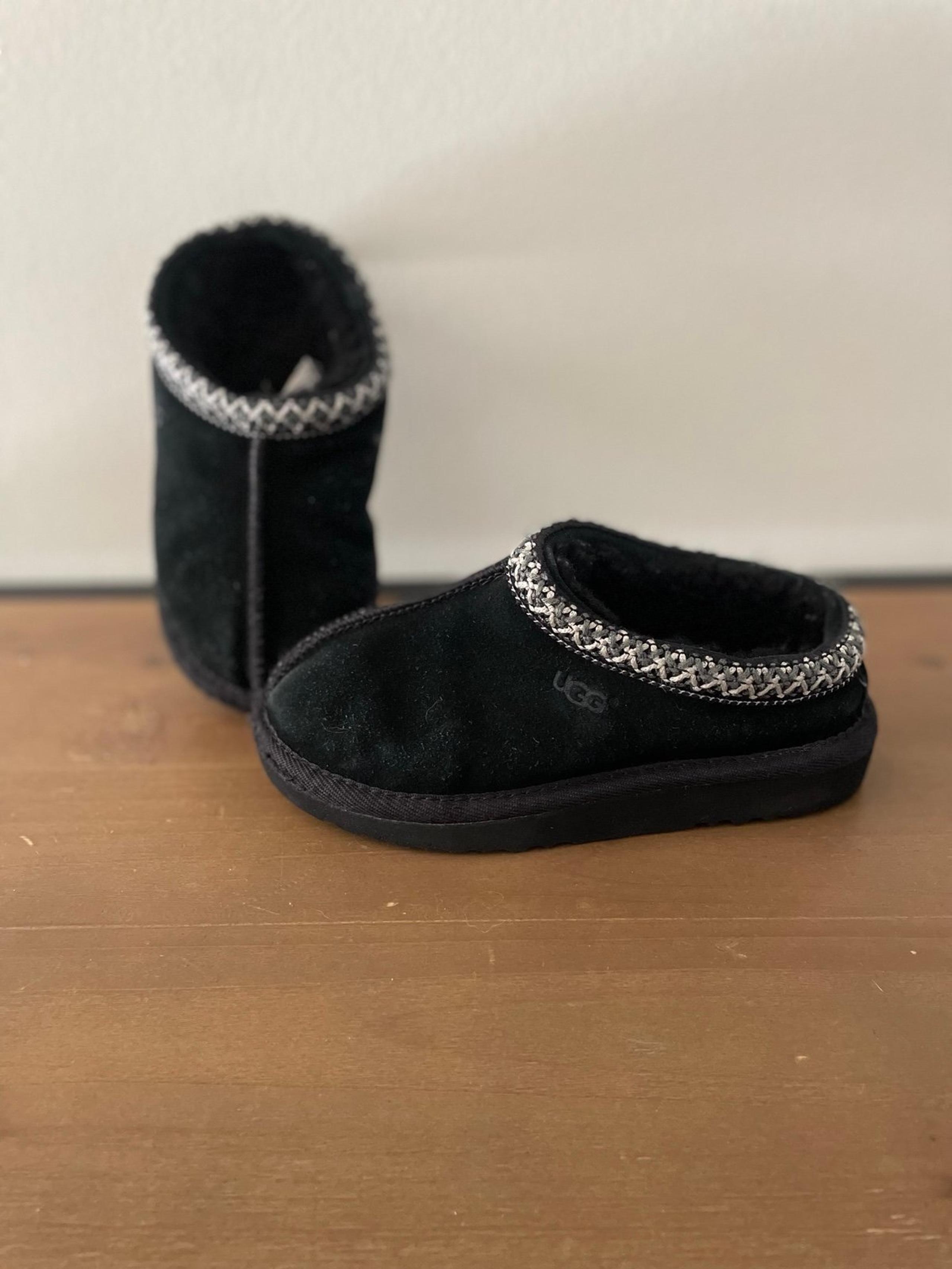 UGG Australia black Tasman girls size 12