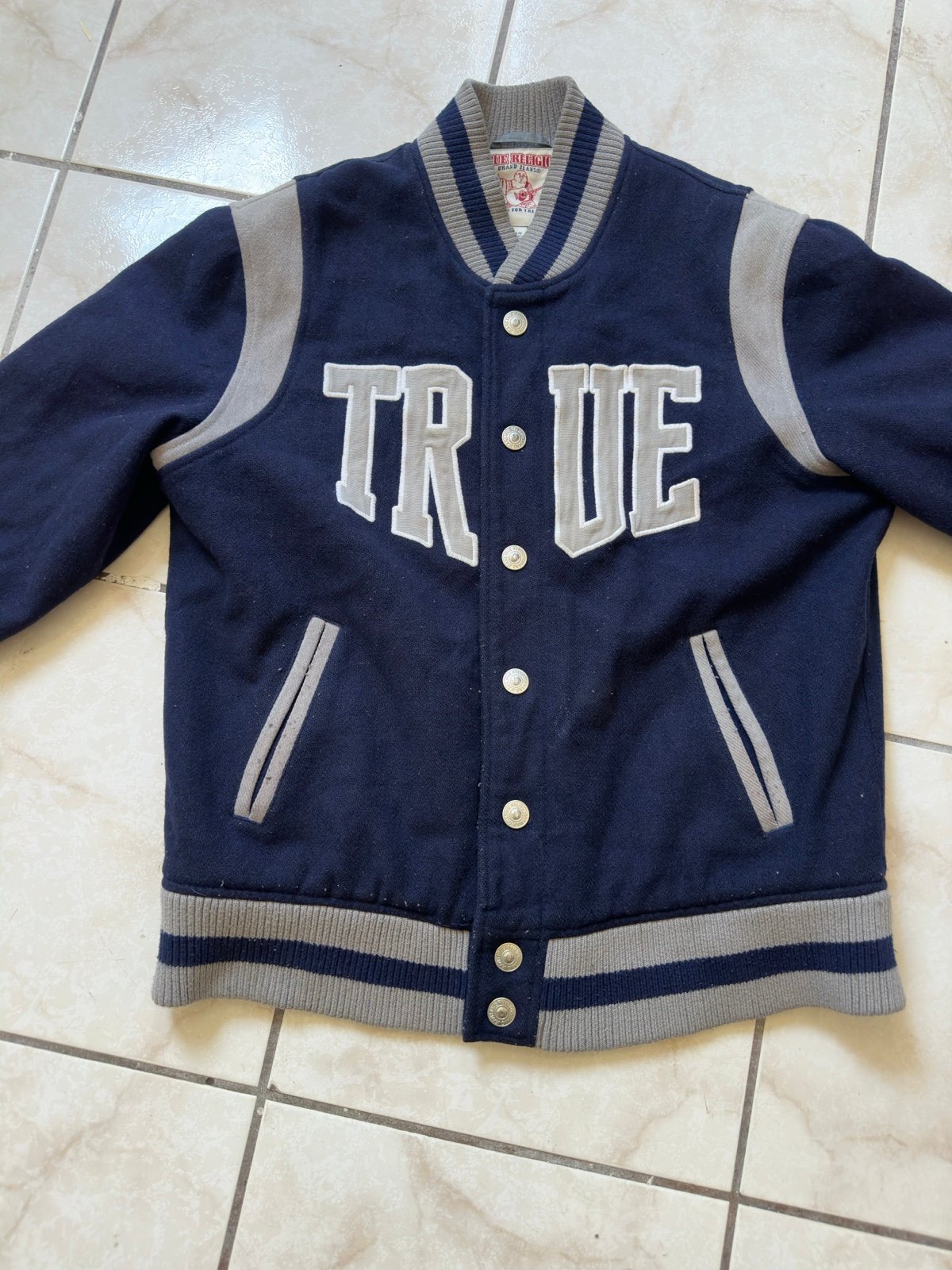 True Religion varsity jacket