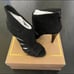 NIB ASH Kim Open Toe Slashed Suede Heels