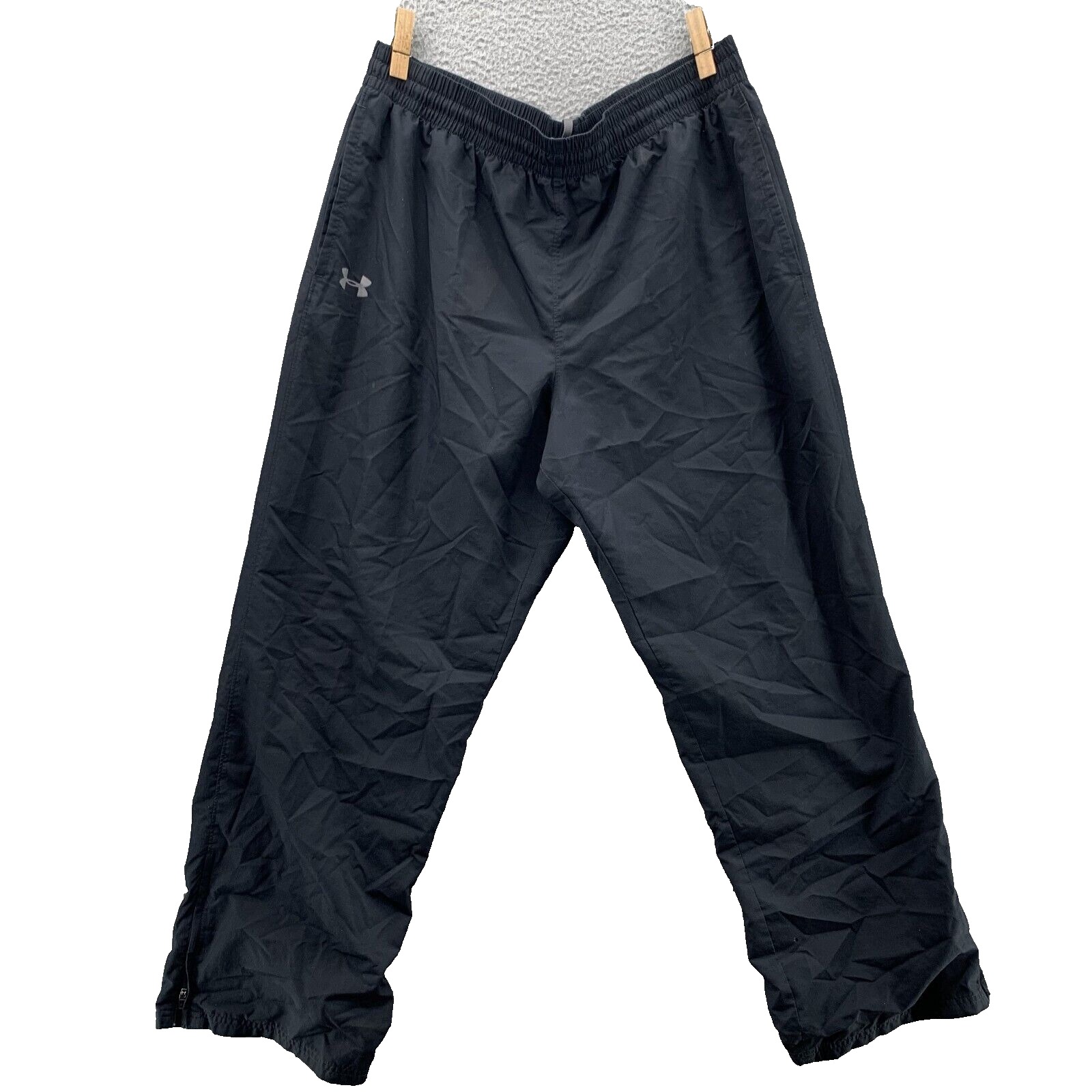 Under Armour Pants Men 2XL Windbreaker Track Loose Ankle Zip Sportswear Gorpcore