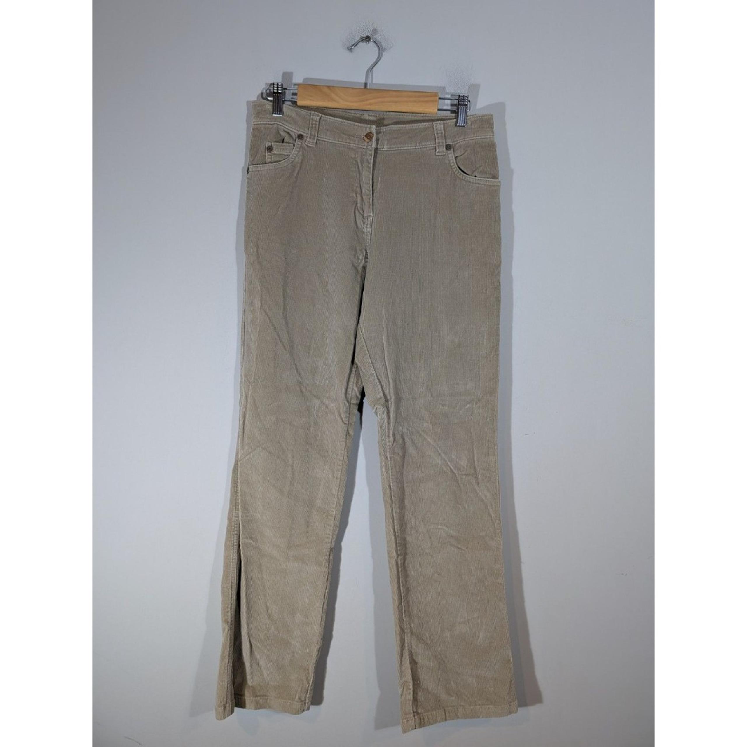 Woolrich Women Corduroy High Rise Straight Leg Pants Sz 4 Barn Core Country