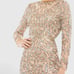 MAC DUGGALEmbellished Illusion Sheath Dress 10 5521