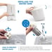 LEVOIT 4L Cool Mist Ultrasonic Humidifier, Quiet Operation, Auto Shut Off-OO