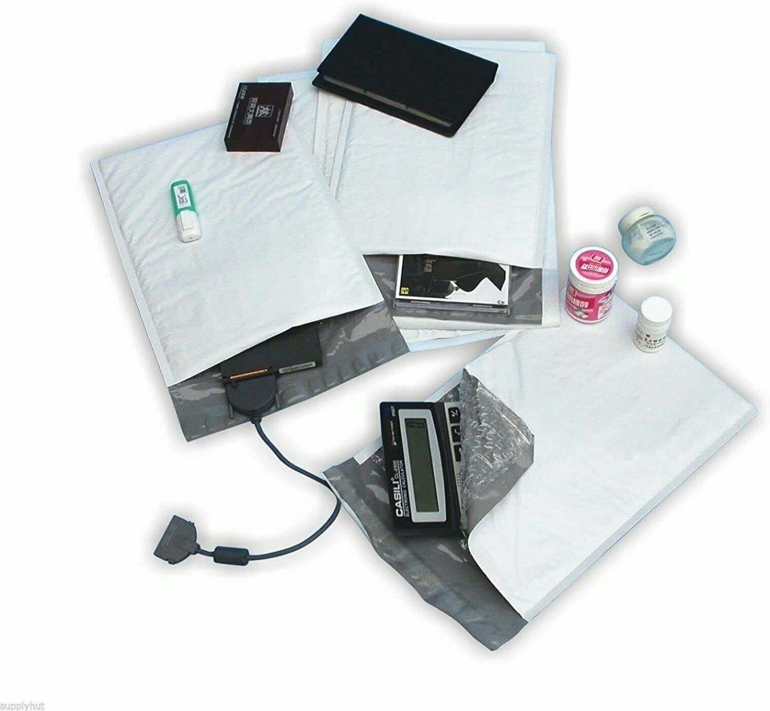 600 #1 7.25x12 Poly Bubble Padded Envelopes Mailers Shipping Case 7.25 x12