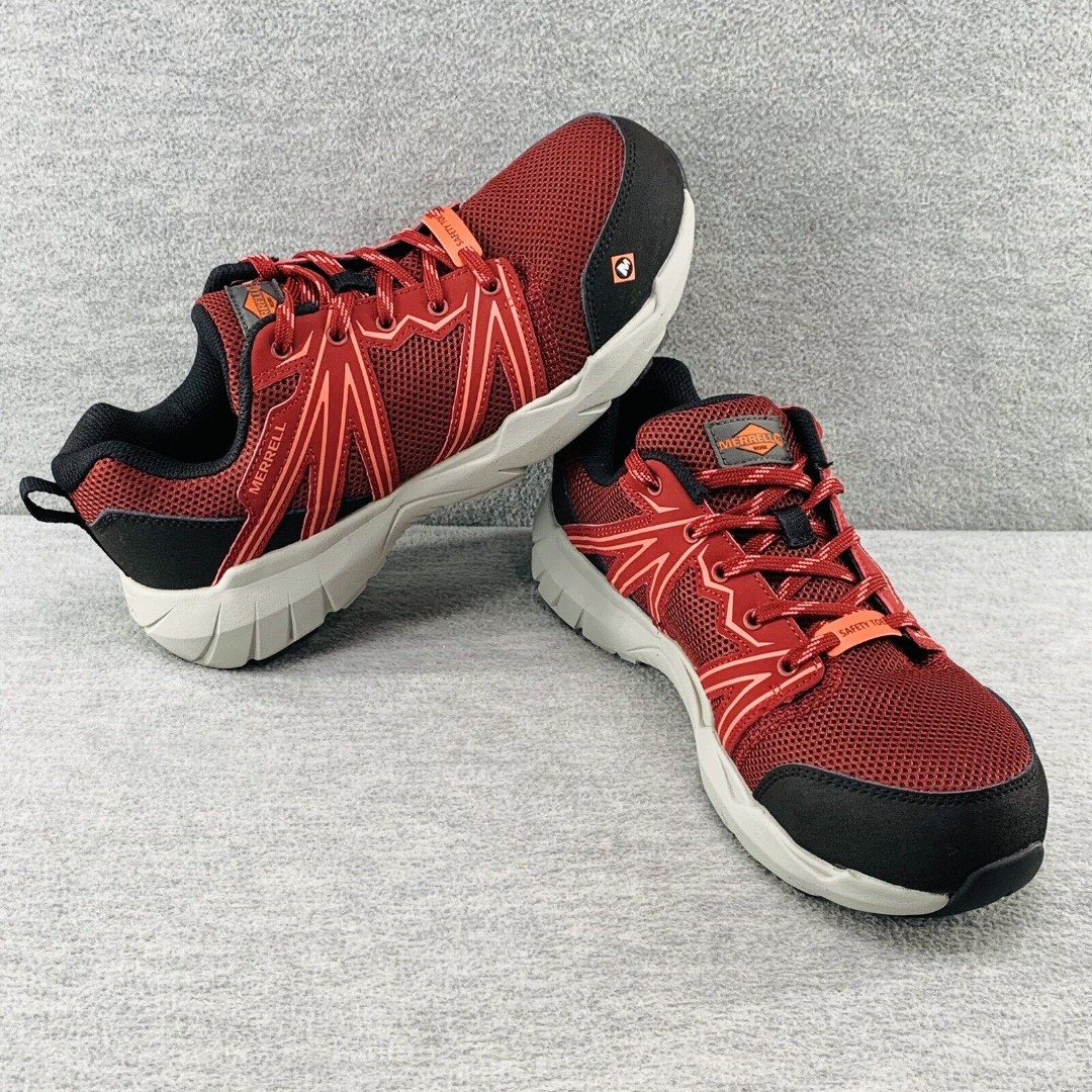 MERREL F2413-18 - Men's Fullbench Hiking Work Shoe Size 8.5 Boot Safety Toe B9