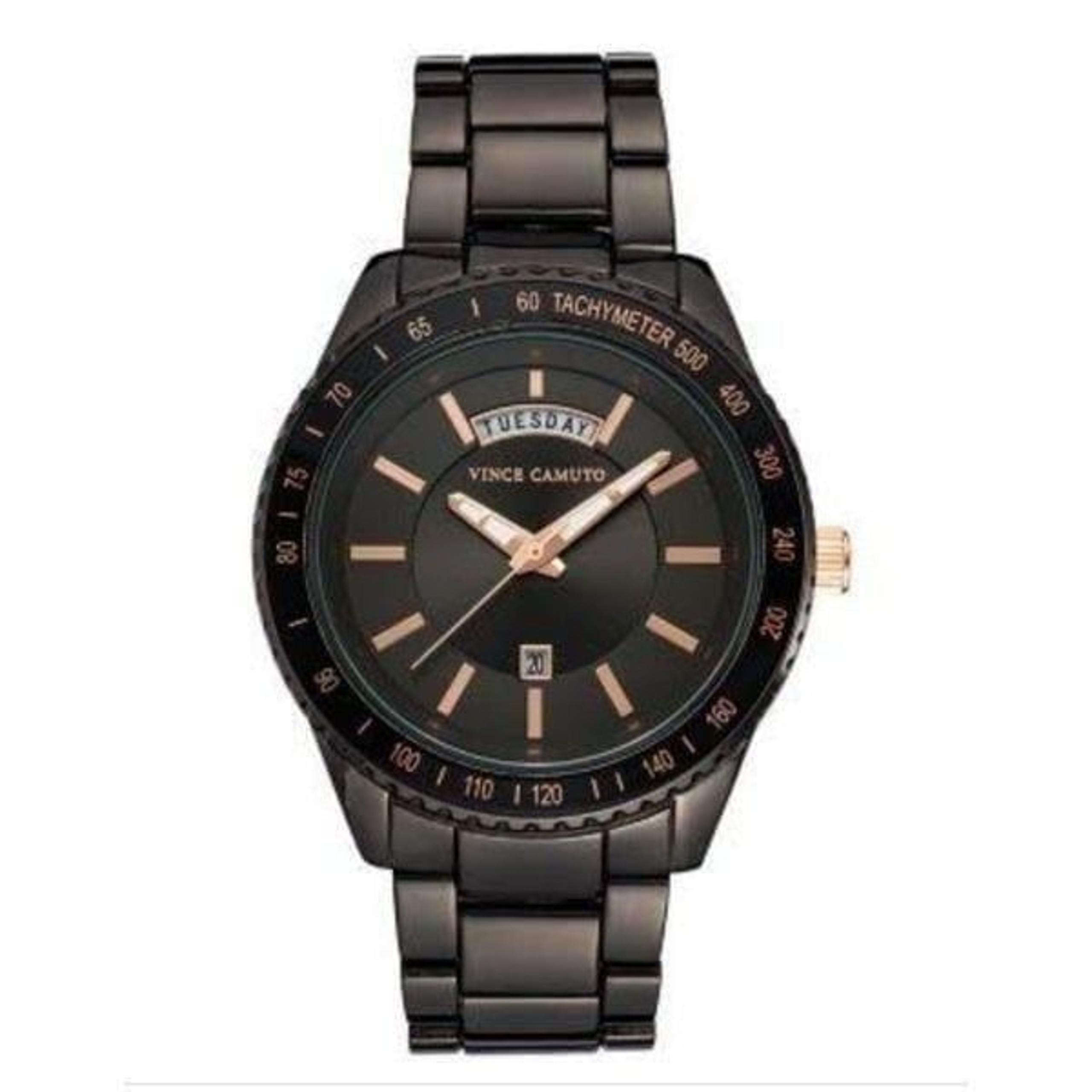 NWT Men's Vince Camuto gunmetal watch