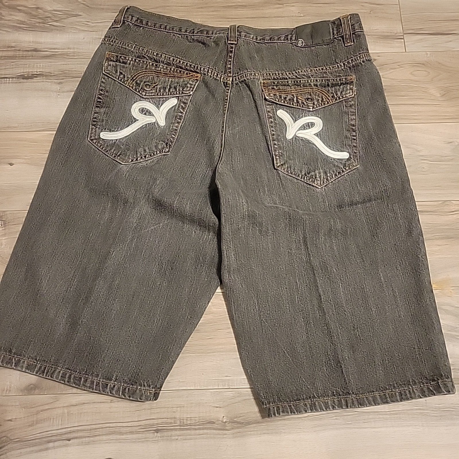 Rocawear Jean Short 42 (Actual 40) Baggy Wide Leg Hip Hop Skate Y2K Vtg 106830.