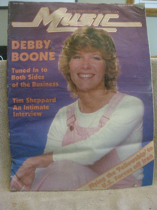 Debby Boone cover June 1980 CCM MAGAZINE very good shape