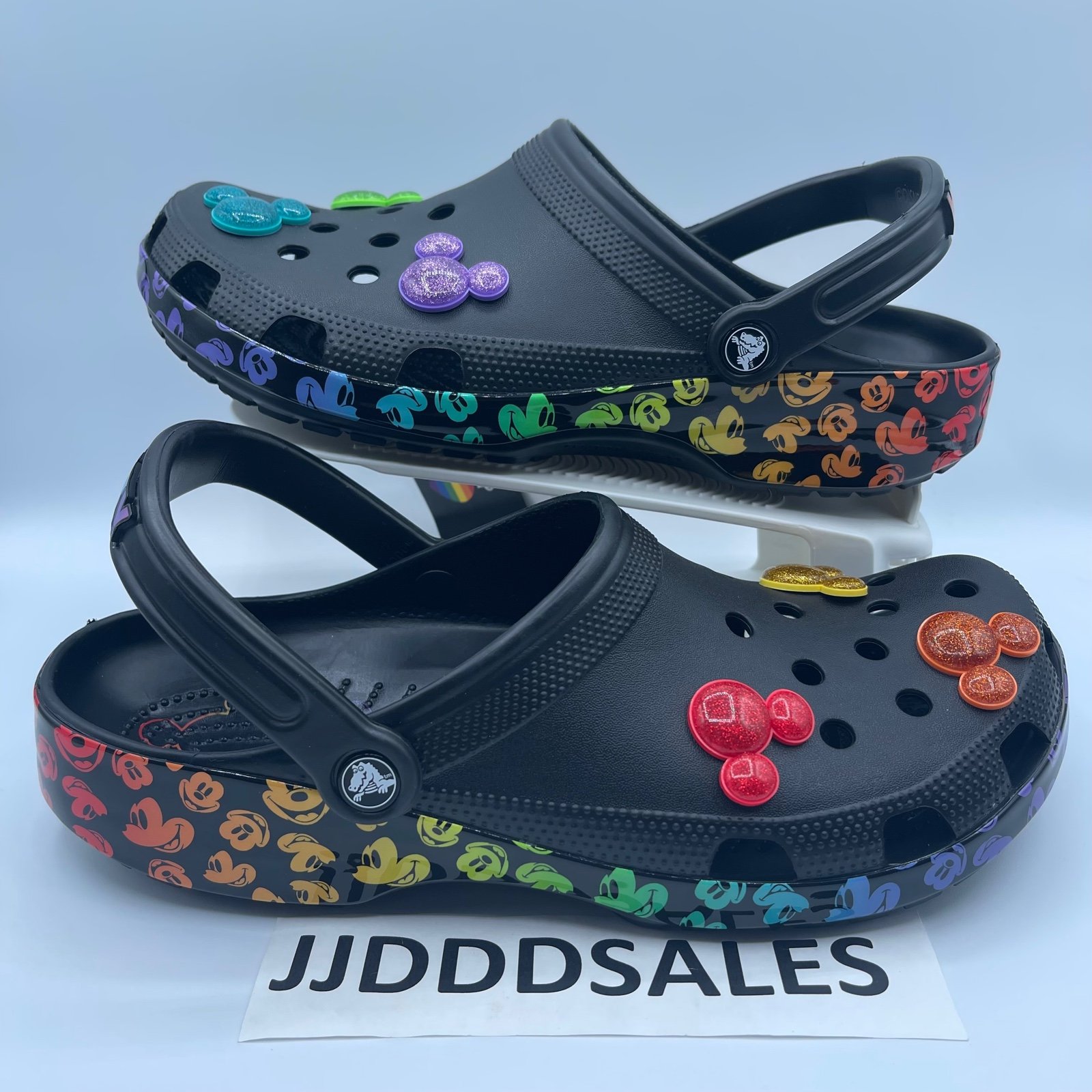 Crocs x Disney Rainbow Pride Celebration Mickey Mouse Classic Clog Size Men’s 11