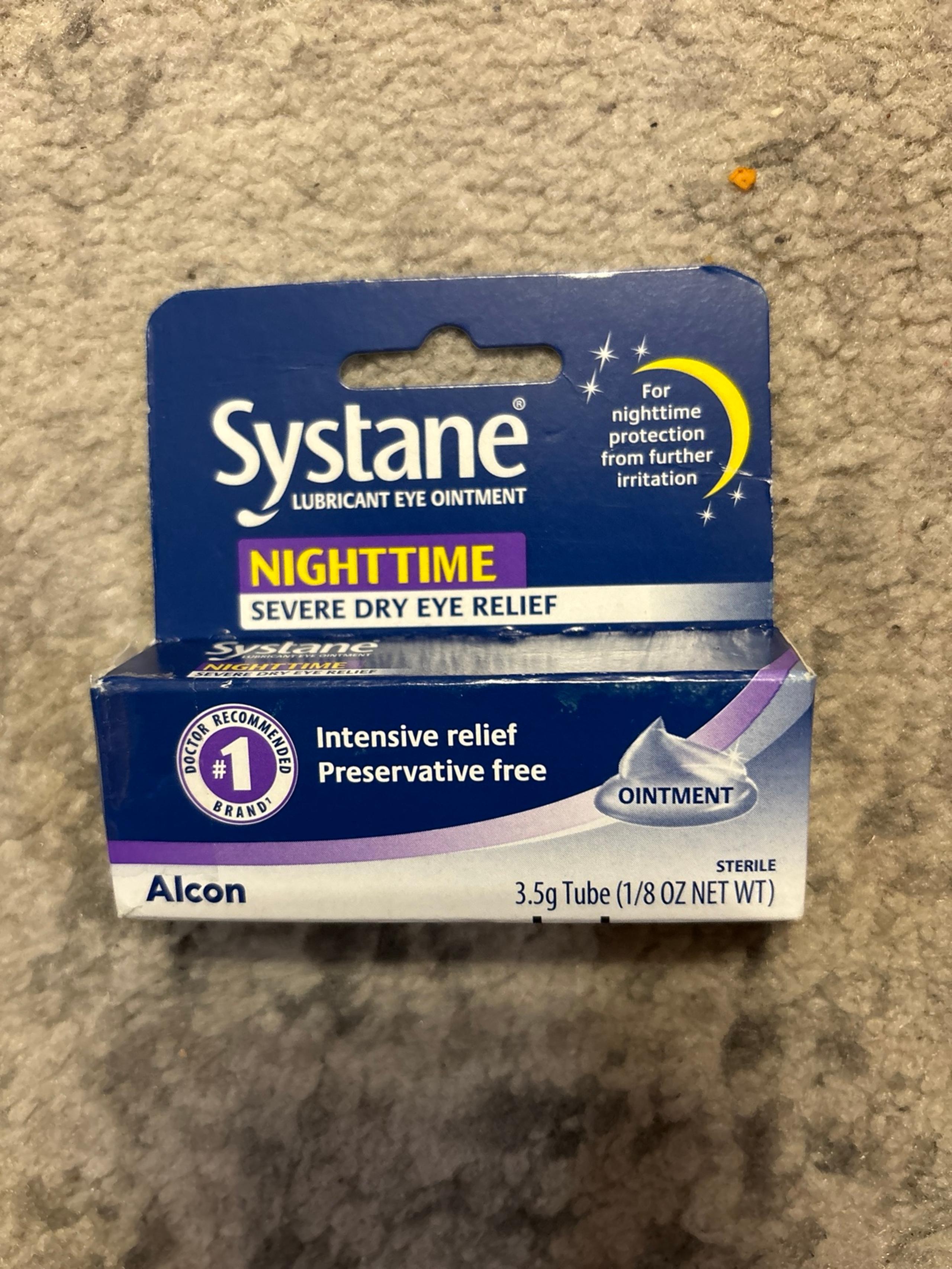 Systane Nighttime Lubricant Eye Ointment 3.5g Tube