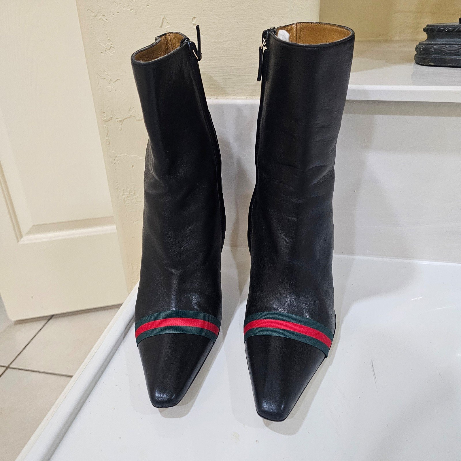 Gucci Buckle Detail Boots | Mercari