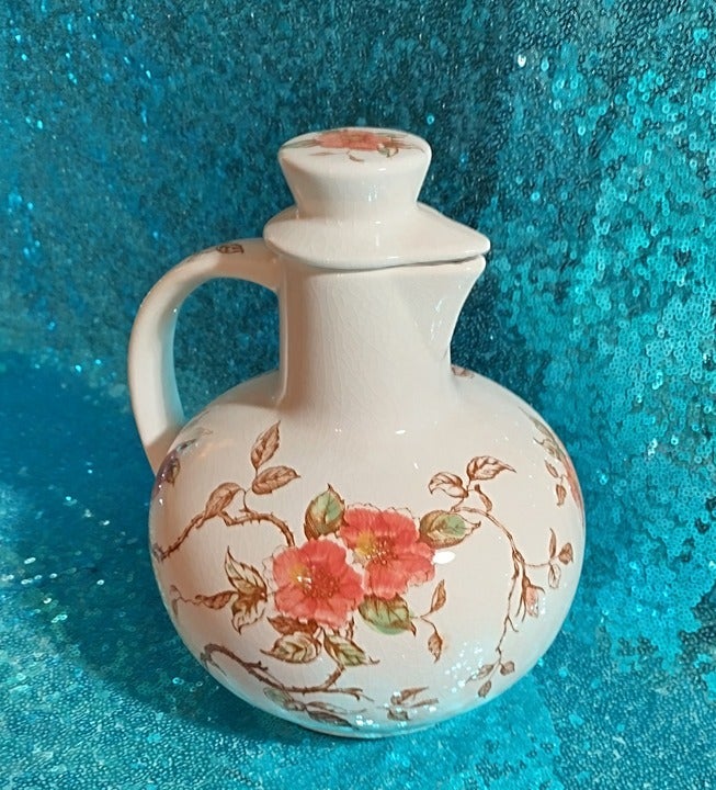 Vintage Nasco Springtime Pitcher w/ Lid