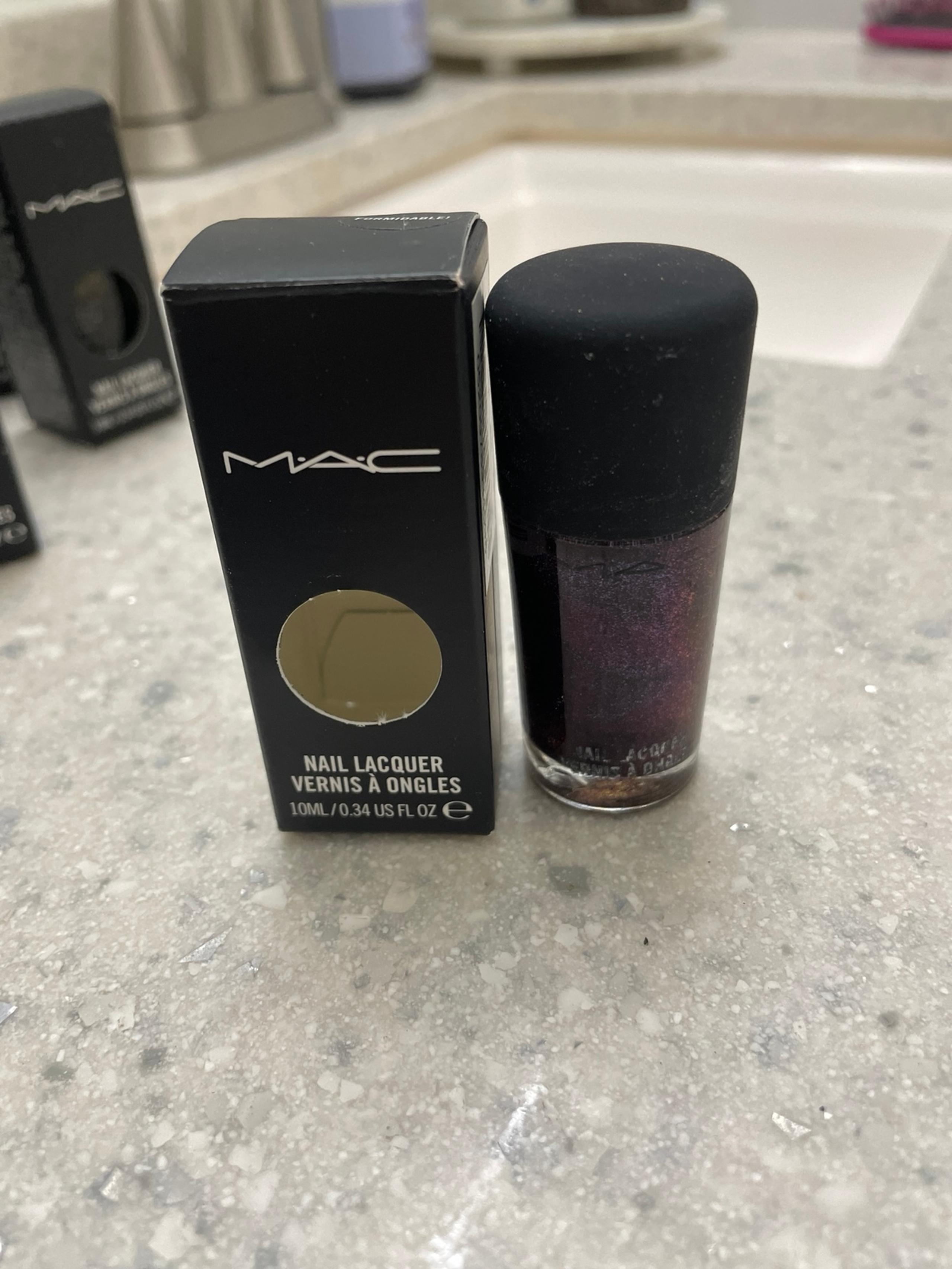 Mac cosmetics nail polish discontinued HTF FORMIDABLE!