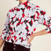 Anthropologie Lizzie Mock Neck Sweater Floral