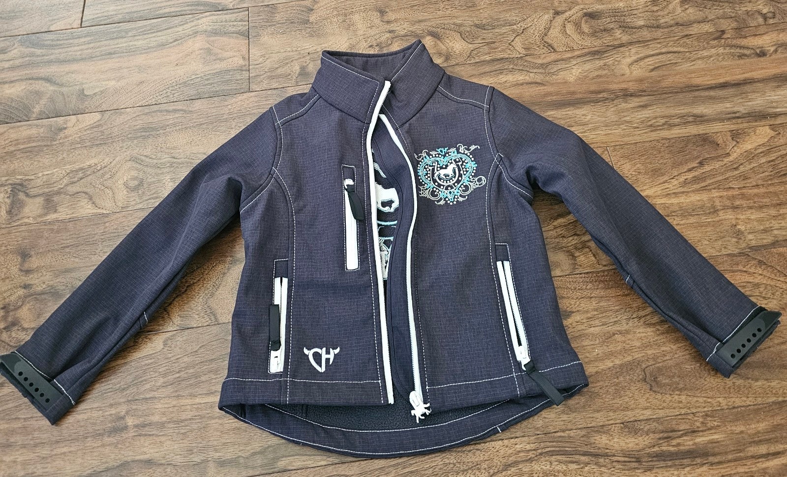 Cowgirl Hardware Girl's Charcoa  Jacket size 5.