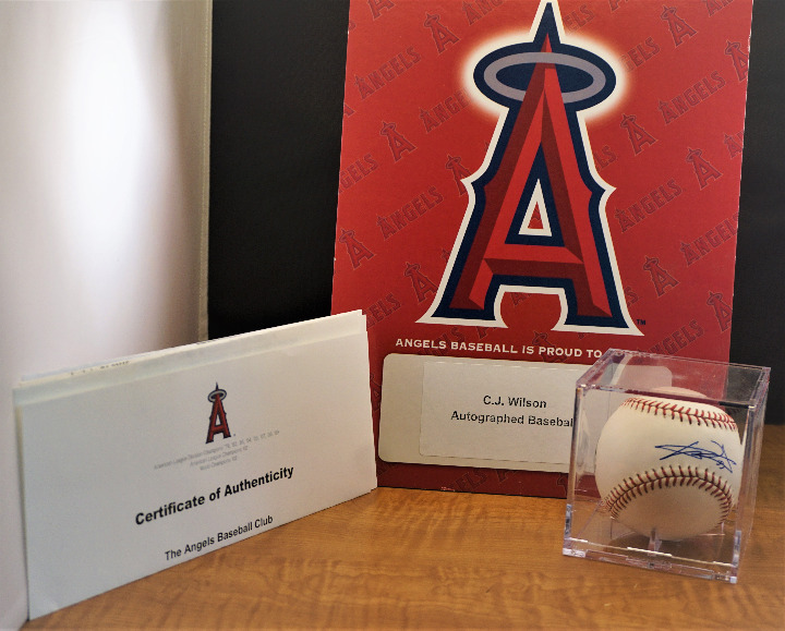 Cj Wilson Autographed MLB Baseball_ PSA