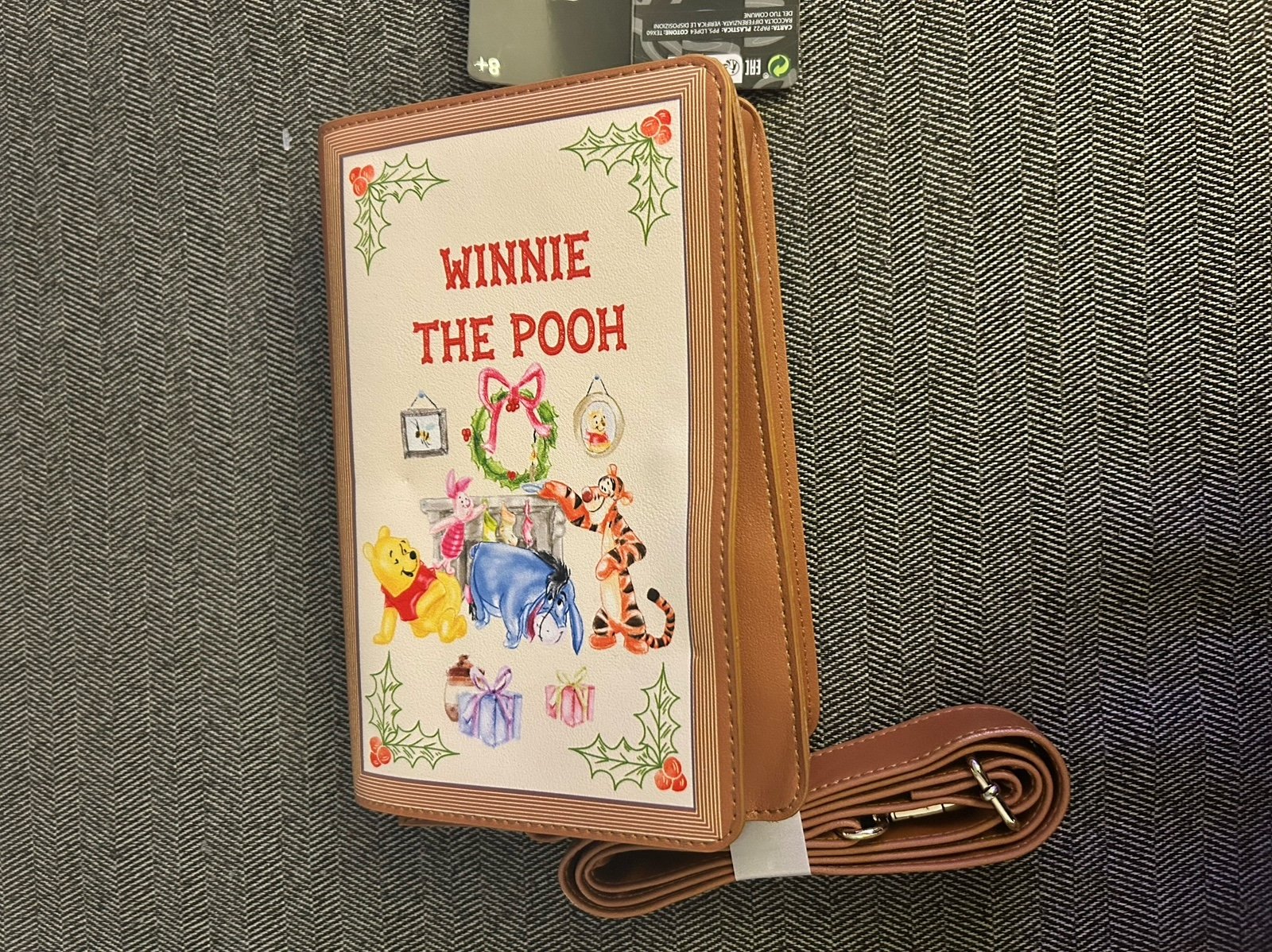 LoungeFly Winnie the Pooh Christmas Crossbody