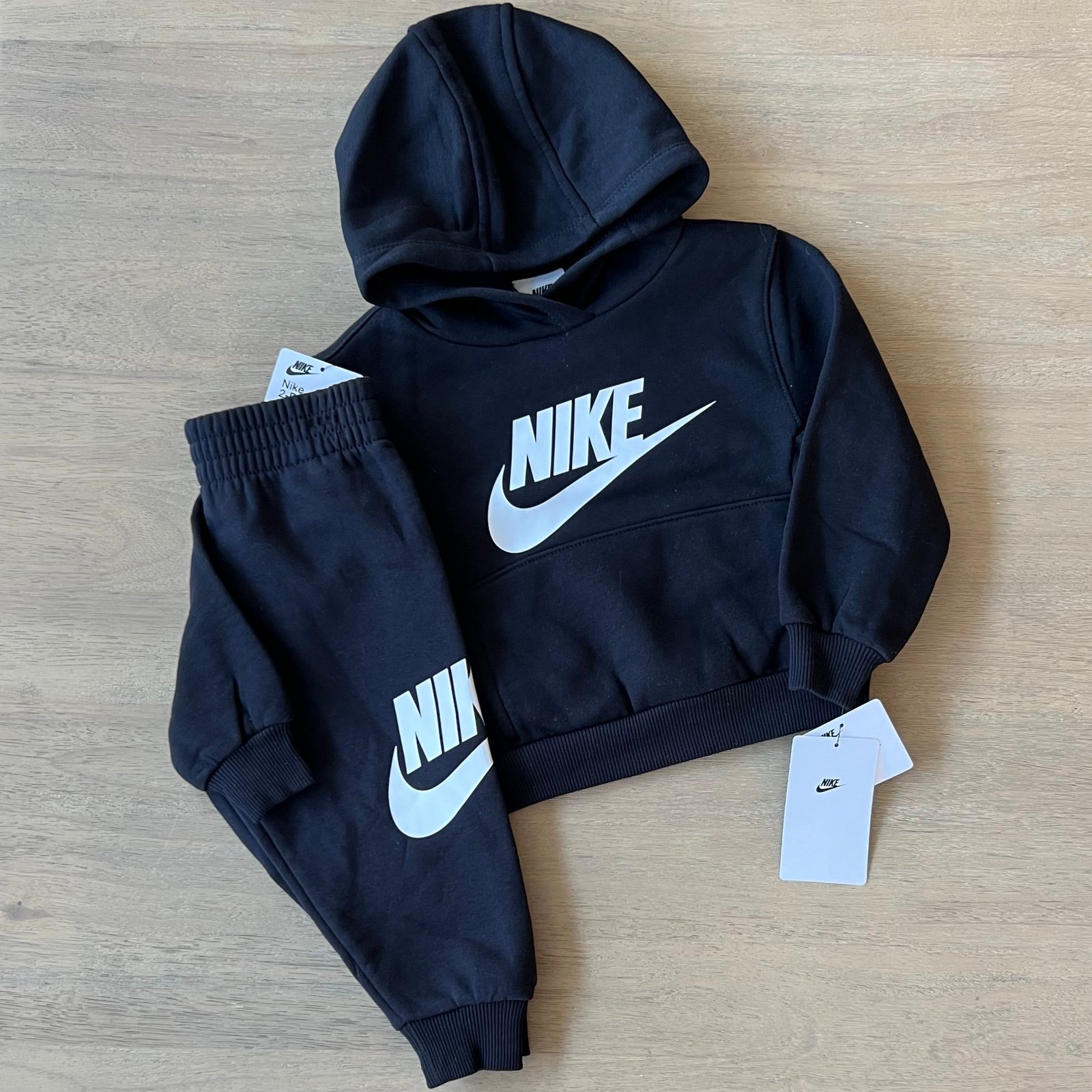 Nike 2T Boys Hoodie Sweatshirt + Jogger Sweatpants NWT Toddler Club Fleece