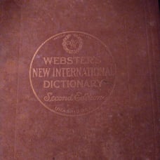 Webster's Dictionary