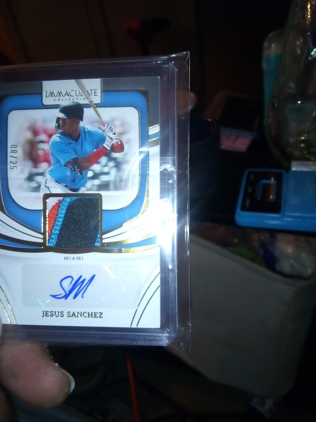 Jesus Sanchez immaculate 4 color jersey