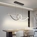 Modern Chandelier, Dimmable LED Pendant Light, Ring Chandelier for Living Room