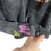 NWT Faded Rose Oversized Graphic Smiley Colorful Hoodie in Charcoal/Multi Size S