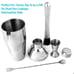 Custom Cocktail Shaker Set Wine Mixer Martini Boston Alcohol Party Bartender Dri