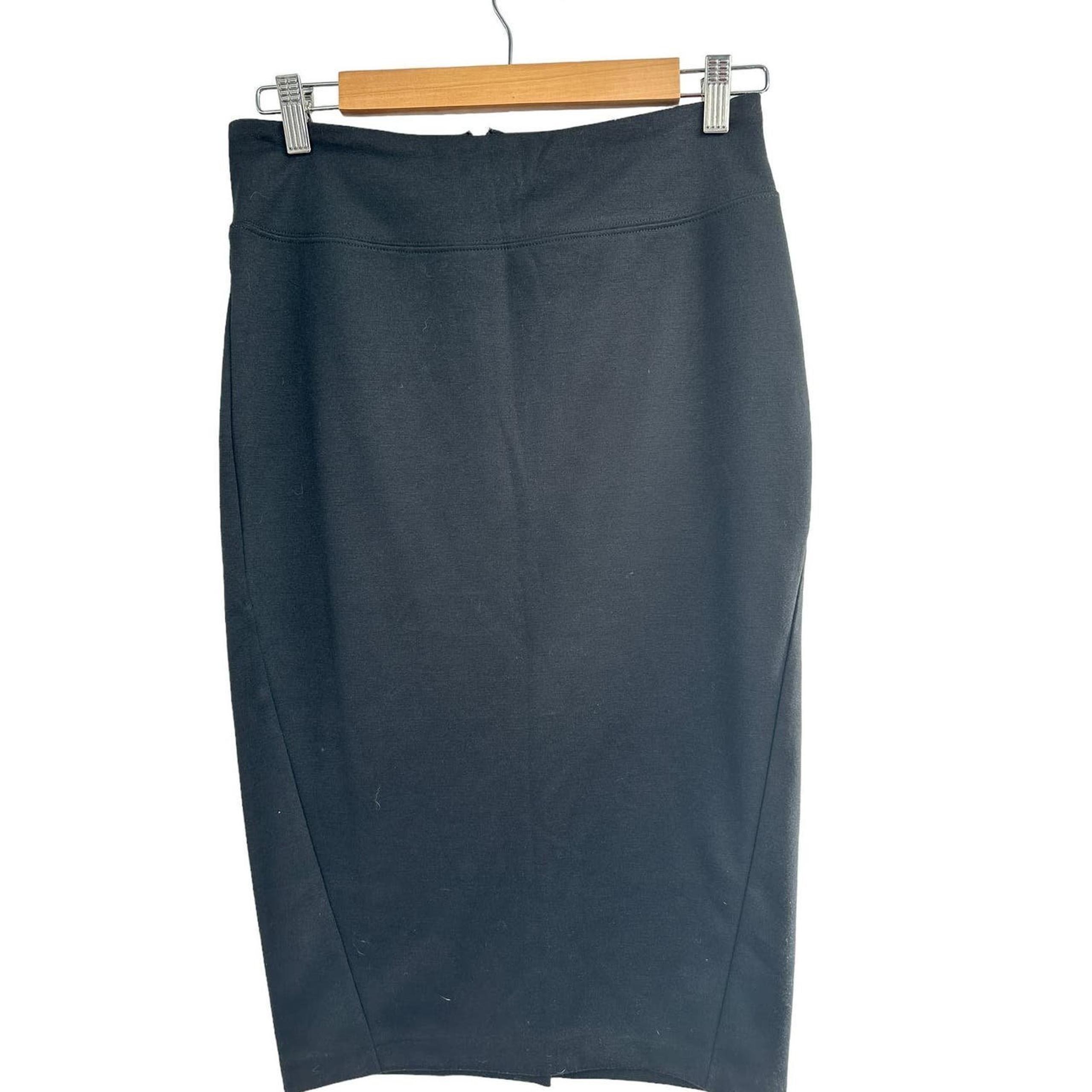14th & Union Black Pencil Midi Skirt Size 4 NWOT