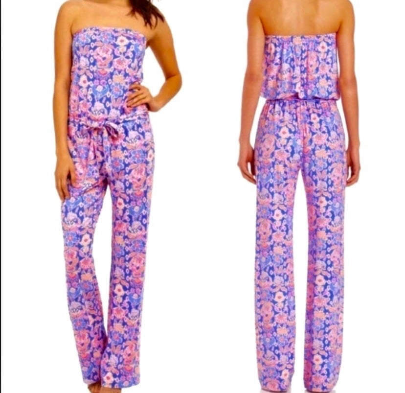 Lilly Pulitzer Strapless Jumpsuit